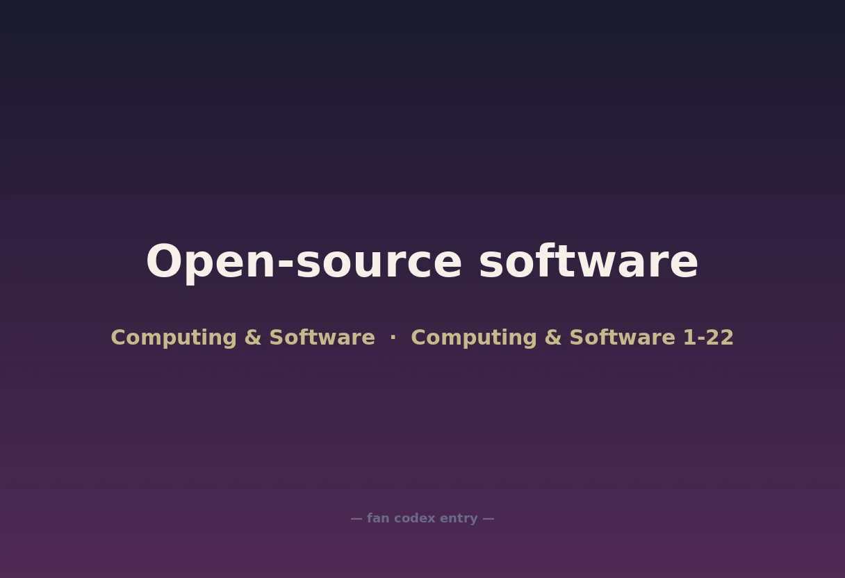 Open-source software