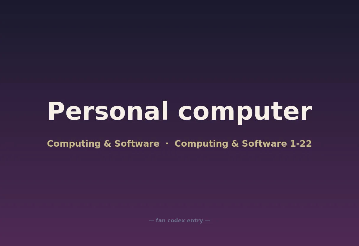 Personal computer
