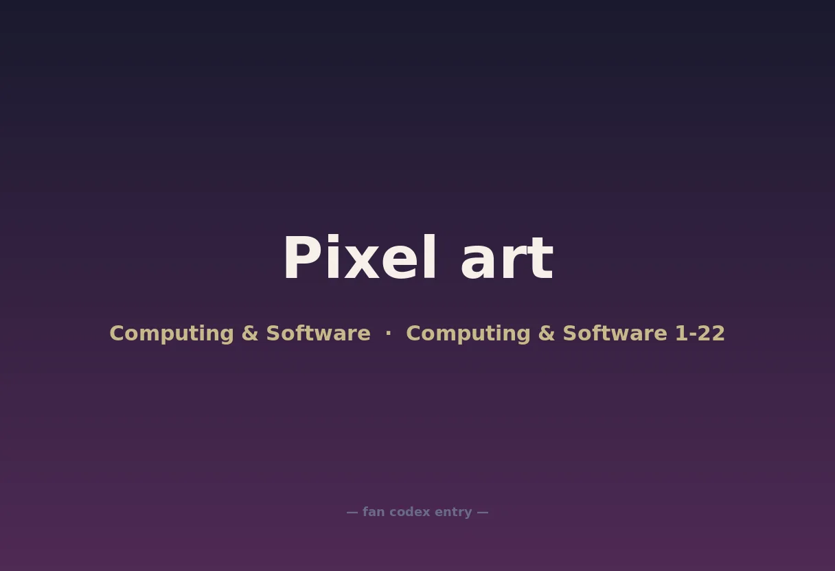 Pixel art